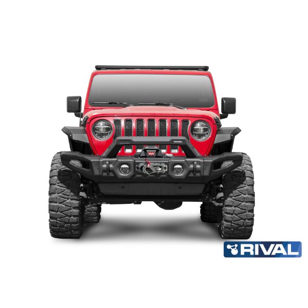פגוש קדמי ברזל RIVAL Front Modular Stamped Steel  JT, JL , JK - ג'יפ +2008-2021  Jeep