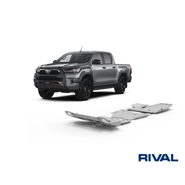 מיגון תחתון 5 חלקים 6MM לטויוטה היילקס 2015+ Rival