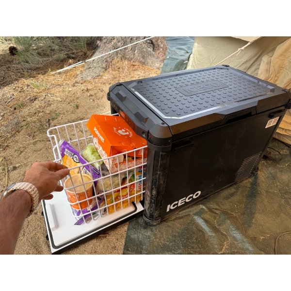 ICECO VL45 PLUS First 3-Way Access Portable Freezer – מקרר מקפיא נייד 42 ליטר עם מדחס SECOP גרמני 5 שנים אחריות